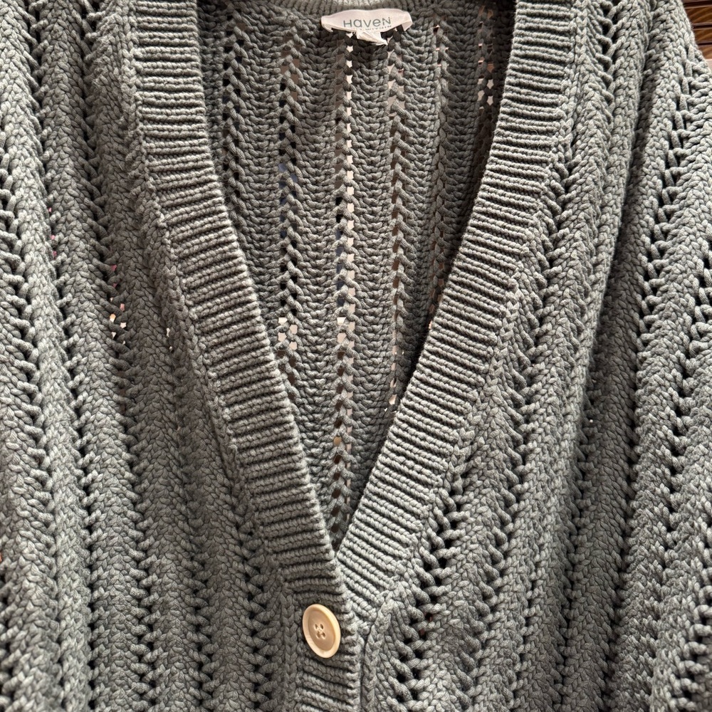 Haven sage green Women's Cardigan Sweater